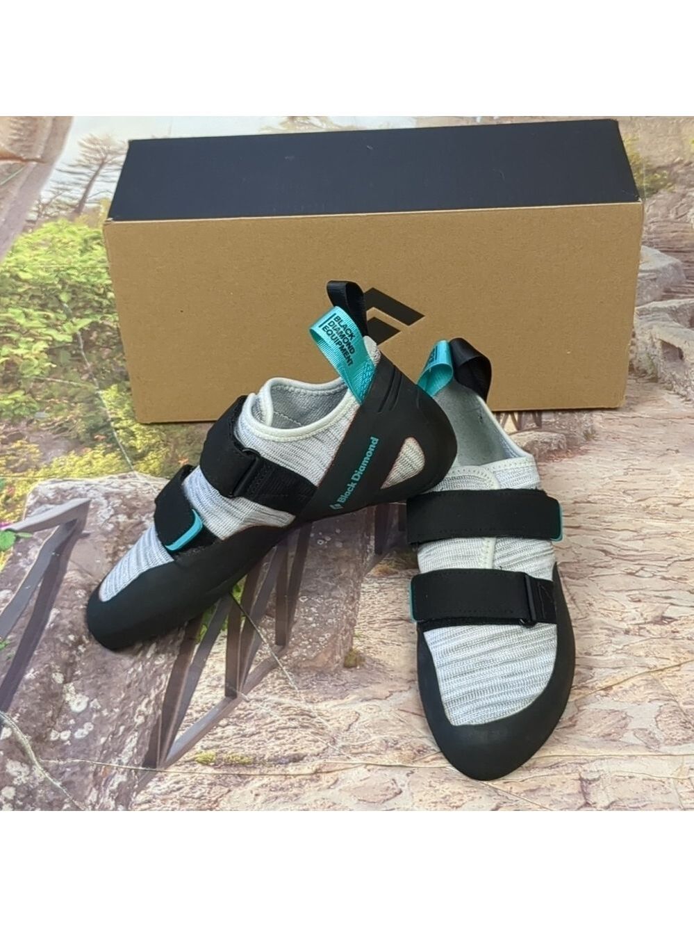 Black diamond unisex climbing shoes size 6.5